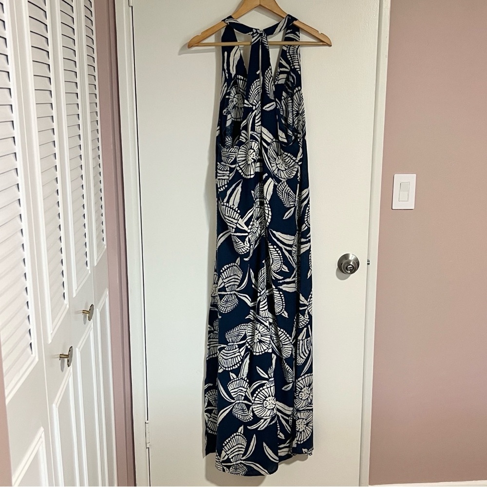 Anthropologie Celandine Plunge Linen Maxi Dress Coverup NWOT - Picture 12 of 15